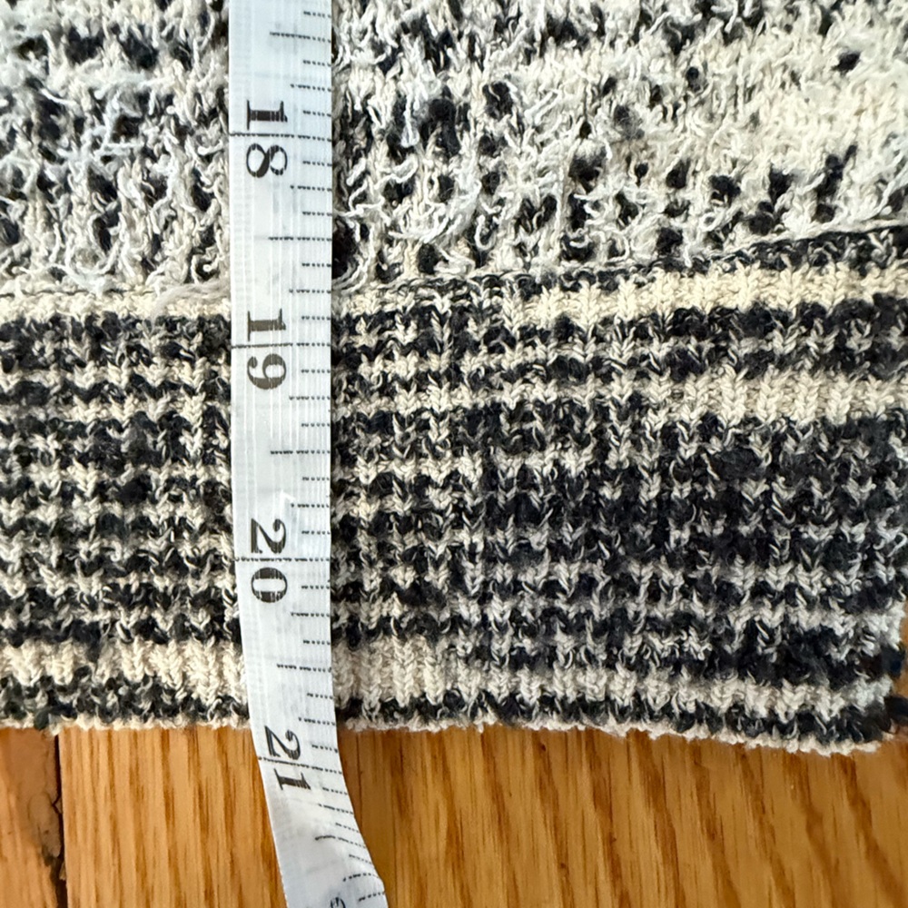J. Crew Space Dyed Cream and Black Cardigan Classic Quiet Luxury Small - Picture 6 of 10
